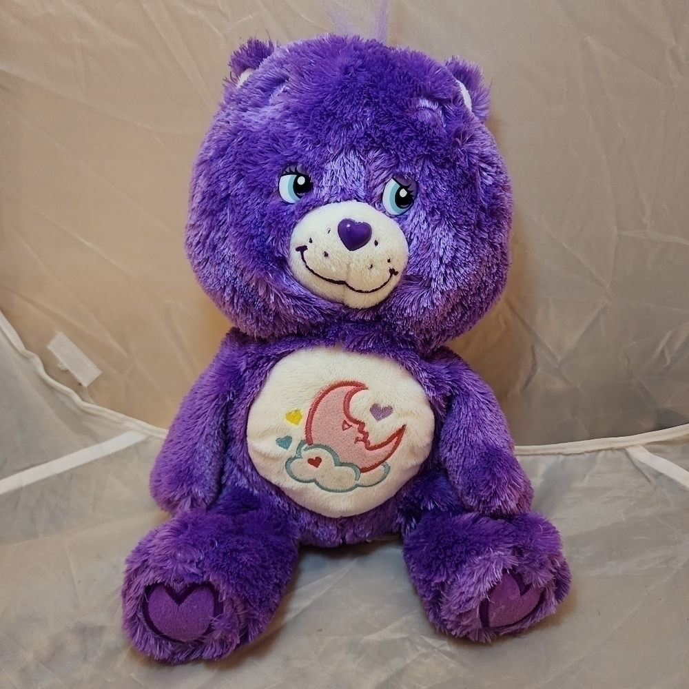Care Bears Rare 2006 Sweet Dreams Bear Plush Stuffed Animal 12" Carebear EUC